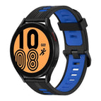 For Samsung Galaxy Watch 4 44mm / Black+Blue