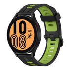 For Samsung Galaxy Watch 4 44mm / Black+Green