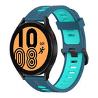 For Samsung Galaxy Watch 4 44mm / Blue+Water Duck