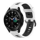 For Samsung Galaxy Watch 4 Classic 42mm / White+Black
