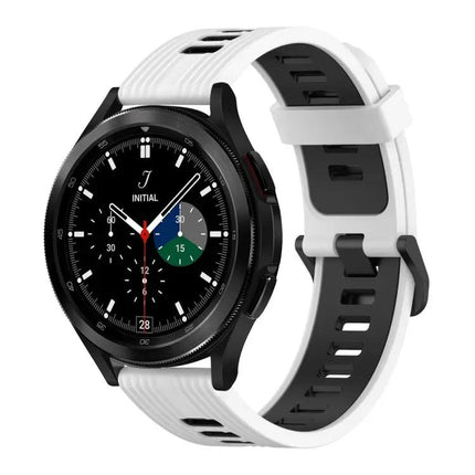 Galaxy Watch4 Classic 42/46mm 20mm Two-Tone Silicone Band