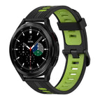 For Samsung Galaxy Watch 4 Classic 42mm / Black+Green