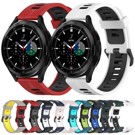 Galaxy Watch4 Classic 42/46mm 20mm Two-Tone Silicone Band