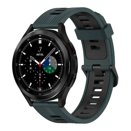 Galaxy Watch4 Classic 42/46mm 20mm Two-Tone Silicone Band