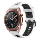 For Samsung Galaxy Watch3 41mm / White+Black