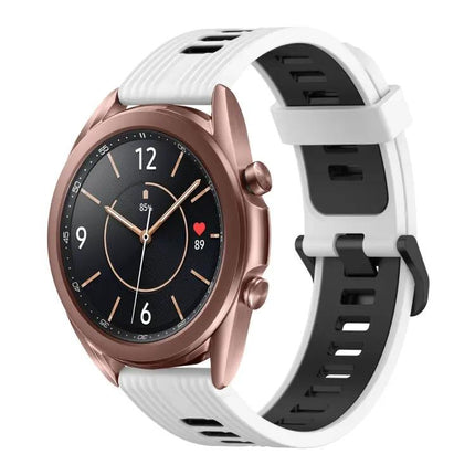 20mm Two-Tone Silicone Band for Galaxy Watch3 41mm