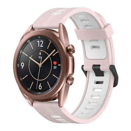 20mm Two-Tone Silicone Band for Galaxy Watch3 41mm