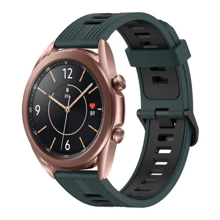20mm Two-Tone Silicone Band for Galaxy Watch3 41mm