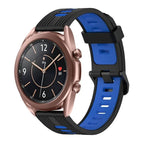 For Samsung Galaxy Watch3 41mm / Black+Blue