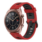 For Samsung Galaxy Watch3 41mm / Red+Black