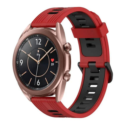 20mm Two-Tone Silicone Band for Galaxy Watch3 41mm