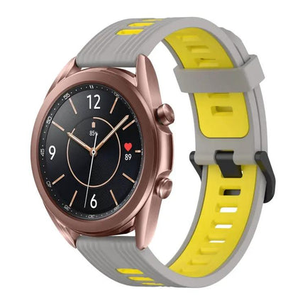 20mm Two-Tone Silicone Band for Galaxy Watch3 41mm