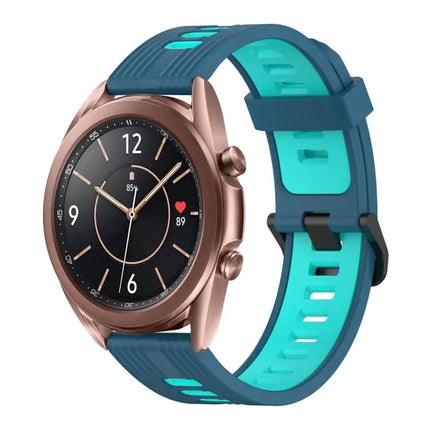 20mm Two-Tone Silicone Band for Galaxy Watch3 41mm