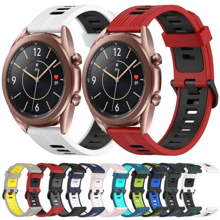20mm Two-Tone Silicone Band for Galaxy Watch3 41mm