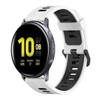 For Samsung Galaxy Watch Active 2 40mm / White+Black