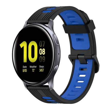 20mm Two-Tone Silicone Band for Galaxy Watch3 41mm