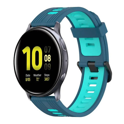 20mm Two-Tone Silicone Band for Galaxy Watch3 41mm