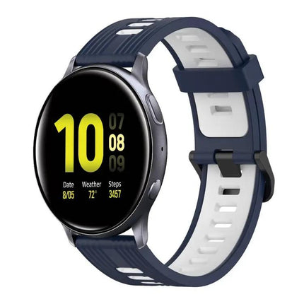 20mm Two-Tone Silicone Band for Galaxy Watch3 41mm