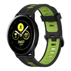 For Samsung Galaxy Watch Active 40mm / Black+Green