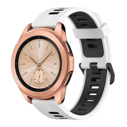 20mm Two-Tone Silicone Watch Band for Samsung Galaxy 42mm