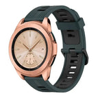 For Samsung Galaxy watch 42mm / Olive Green + Black