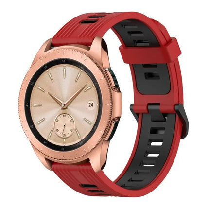 20mm Two-Tone Silicone Watch Band for Samsung Galaxy 42mm