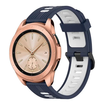 20mm Two-Tone Silicone Watch Band for Samsung Galaxy 42mm