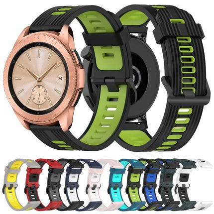 20mm Two-Tone Silicone Watch Band for Samsung Galaxy 42mm
