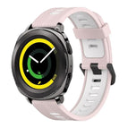 For Samsung Gear Sport / Pink+White