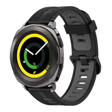 20mm Two-Tone Silicone Watch Band for Samsung Galaxy 42mm