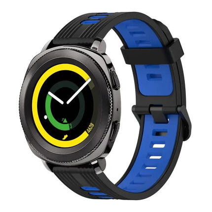 20mm Two-Tone Silicone Watch Band for Samsung Galaxy 42mm