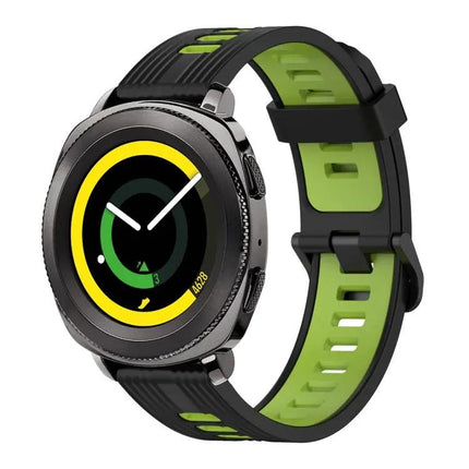 20mm Two-Tone Silicone Watch Band for Samsung Galaxy 42mm