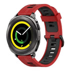 For Samsung Gear Sport / Red+Black