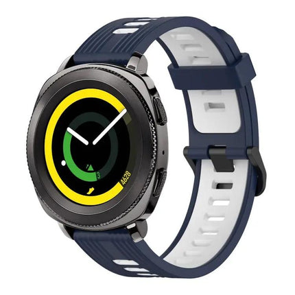20mm Two-Tone Silicone Watch Band for Samsung Galaxy 42mm