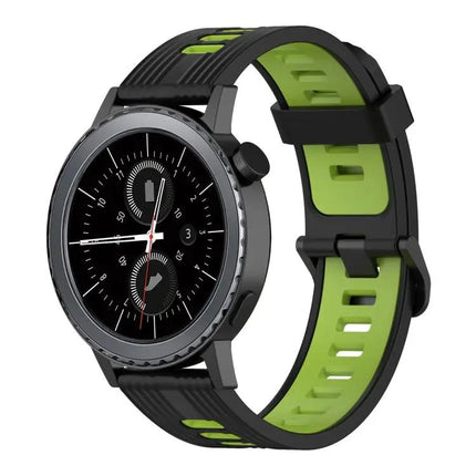 20mm Two-Tone Silicone Band For Samsung Gear S2 Classic