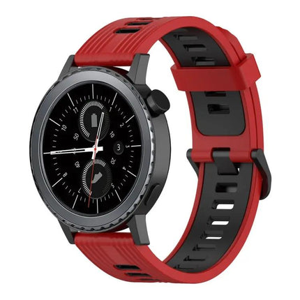 20mm Two-Tone Silicone Band For Samsung Gear S2 Classic