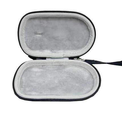 Portable Protective Case for Razer Viper Ultimate Mouse - hard shell travel case with soft gray interior and zipper closure
