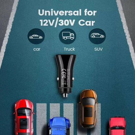 TE-P2 20W Type-C Car Charger For On-The-Go Charging compact PD 3.0 USB-C car charger compatible with cars, trucks and SUVs