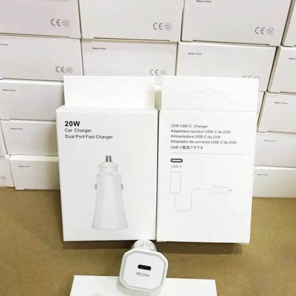 TE-P2 20W Type-C Car Charger For On-The-Go Charging - compact PD 3.0 USB-C car charger for iPhone iPad Samsung Huawei Xiaomi
