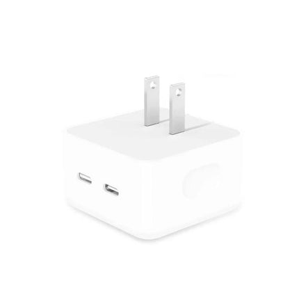 Charge Your iPhone and iPad During Daily Travel and Home Use white dual‑port fast charger for iPhone iPad and Android devices