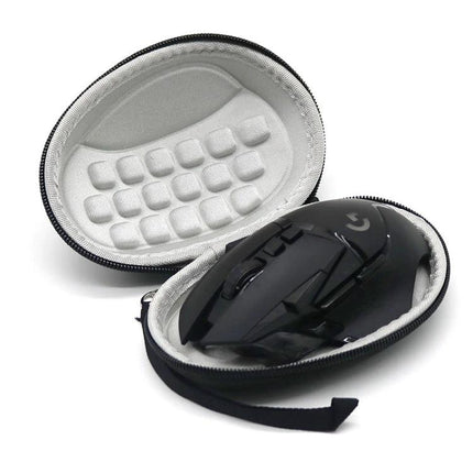 Protective Storage Bag for Logitech G502 Wireless Mouse - hard EVA travel case with molded interior protecting mouse from drops dust and moisture