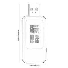 KWS-MX18 Multifunctional USB DC Tester - 10-in-1 Digital Voltage and Current Meter