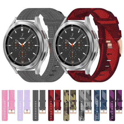 20mm Nylon Woven Band For Samsung Galaxy Watch 46/41/40mm