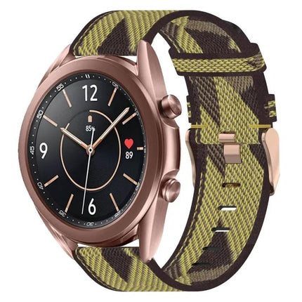 20mm Nylon Woven Band For Samsung Galaxy Watch 46/41/40mm