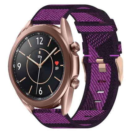 20mm Nylon Woven Band For Samsung Galaxy Watch 46/41/40mm