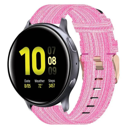 20mm Nylon Woven Band For Samsung Galaxy Watch 46/41/40mm