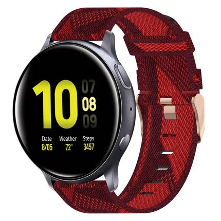 20mm Nylon Woven Band For Samsung Galaxy Watch 46/41/40mm