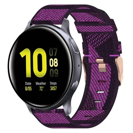 20mm Nylon Woven Band For Samsung Galaxy Watch 46/41/40mm