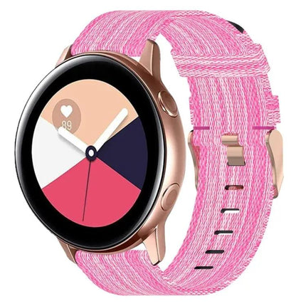 20mm Nylon Woven Watch Band For Samsung Galaxy 40/42/44mm