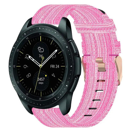 20mm Nylon Woven Watch Band For Samsung Galaxy 40/42/44mm